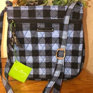 🆕 🆕 BNWT VERA BRADLEY PETITE DOUBLE ZIP HIPSTER ALPINE CHECK. $48